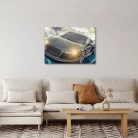 Audi autó képe - szürke (70x50 cm)