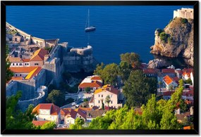 Poszterek keretben 60x40 Kilátás a Dubrovnikra