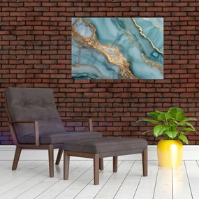 Kép - Türkiz márvány (90x60 cm)