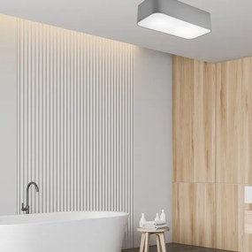 Mennyezeti lámpa SIRJA SQUARE 2xE27/15W/230V szürke