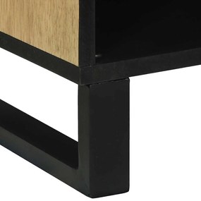Média tároló szekrény Barna 80 x 33.5 x 46 cm tömör mangófa