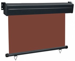 barna oldalsó terasznapellenző 105 x 250 cm