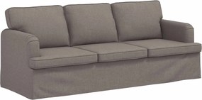 vidaXL Kanapé Tópszínű 201 x 80 x 85 cm szövet