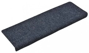 10 db antracitszürke tűlyukasztott lépcsőszőnyeg 65x21x4 cm
