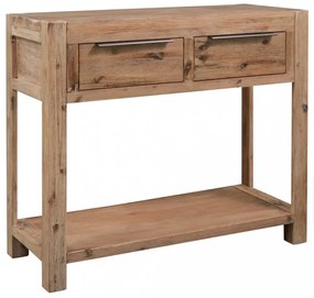 tömör akácfa tálalóasztal 82 x 33 x 73 cm