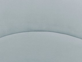 Világoskék bársony ágyneműtartós ágy 90 x 200 cm ANET Beliani