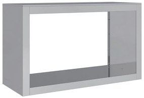 horganyzott acél tűzifatároló 100 x 40 x 60 cm