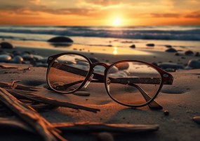 Poszter 84,1x59,4cm Naplemente üvegen keresztül