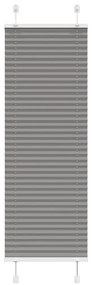 pliszírozott redőny antracit 50x150 cm szövetszélesség 49,4 cm