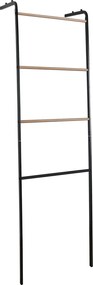 Akasztó/létra, fekete/fém, BUBY