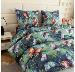 Mikroszálas ágynemű COLORFUL BUTTERFLY, színes Ágyneműhuzat mérete: 2 db 70 x 90 cm | 200 x 220 cm