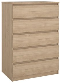 Natúr színű komód tölgyfa dekorral 77x111x50 cm Naia – Tvilum