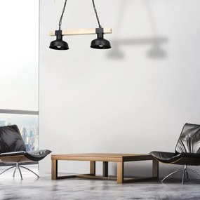 Csillár láncon FARO 2xE27/60W/230V