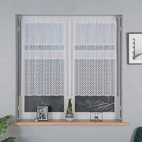 Mg Függöny jacquard áttört fehér 18869 250x110cm M