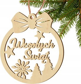 Fából Készült Bomba Boldog karácsonyt karácsonyra Mikulás Ajándék gravírozás