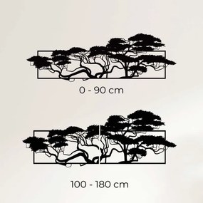 Faldekoráció fenyőmotívummal - TIRALIN