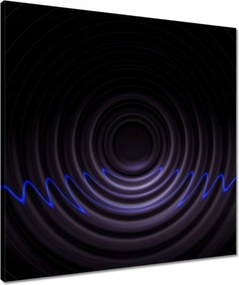 Vászonkép 60x60 Zenei hullámok