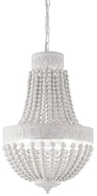 Ideal Lux - Csillár láncon MONET 6xE14/40W/230V átm. 50 cm kender/fehér