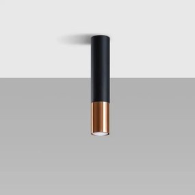 Sollux SL.0945 - Spotlámpa LOOPEZ 1xGU10/10W/230V fekete/réz