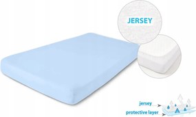 Higiéniai lepedő vízhatlan 60x120x10 Jersey kék