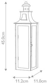 Elstead STOW - Kültéri fali lámpa STOW 1xE14/60W/230V IP44