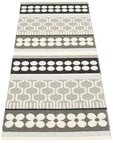 Szürke-krémszínű kültéri-beltéri futószőnyeg 70x180 cm Asta Warm Grey – Pappelina