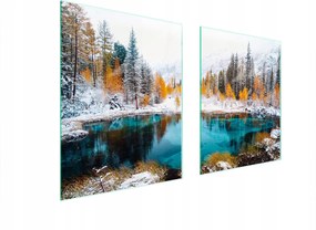 Üveg Tűzhelyvédő Főzőlap 85x52 Kilátás Edzett Üveg