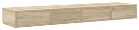 Ágy Fiókok Sonoma Tölgy 160x36,5x16,5 cm Mérnöki Fa