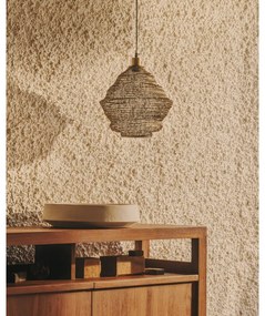 Aranyszínű függőlámpa fém búrával ø 30 cm Sarraco – Kave Home