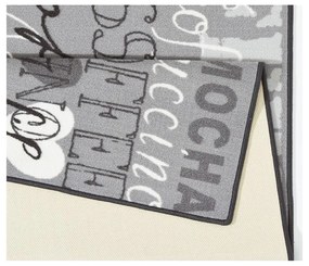 Coffee cup szürke konyhai futószőnyeg, 67 x 180 cm - Hanse Home