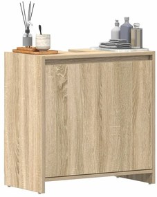 Sonoma tölgy színű szerelt fa fürdőszobaszekrény 60x33x61 cm