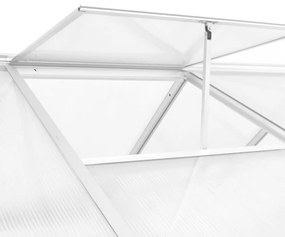 alumínium melegház 362 x 190 x 195 cm 13,41 m³