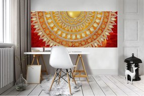 Arany Mandala Harmónia és Zen 250x104 fotótapéta Meditációhoz és Stílushoz +ragasztó