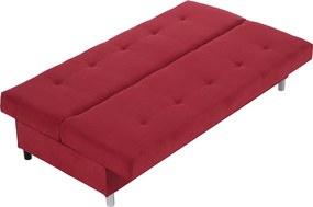 Kihúzható kanapé, piros, ALADA