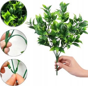 Puszpáng Ág Dekoratív Művirág Zöld Levelek Váza