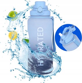 Ombre műanyag kulacs beosztással Vízpalack tritán Bpa mentes 2,3 l