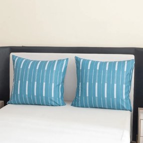 Mikroflanel párnahuzat STRIPELLE 40x50 cm, kék