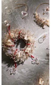 Üveg kézzel fújt karácsonyfadísz ø 6,5 cm Ann-Sofi Romme Annual Christmas Bauble – Holmegaard