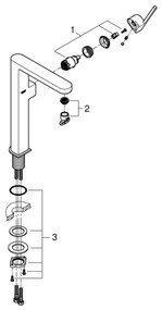 GROHE 32618003 - Mosdócsaptelep PLUS XL fényes króm