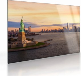 Üveg kép - New York város (70x50 cm)
