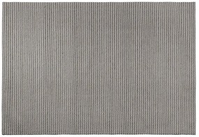 Sötétszürke gyapjúszőnyeg 140 x 200 cm KILIS Beliani
