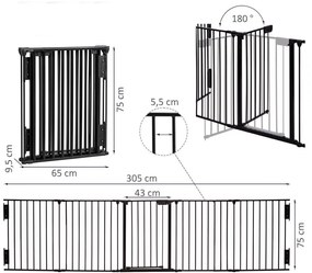 STILISTA Kandalló védőrács 3050 x 755 x 600 cm