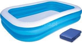 Bestway 54006 családi felfújható medence 262 x 175 x 51 cm + fedél