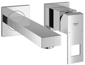 GROHE 19895000 - EUROCUBE kétlyukú mosdócsaptelep, 171 mm, fényes króm