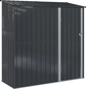 vidaXL Kertiszerszámos házak Antracit 203 x 85,5 x 200 cm Fém