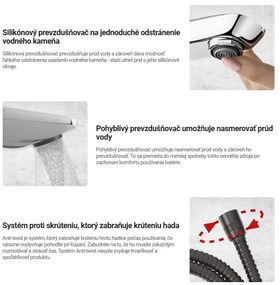 Deante Silia, falra szerelhető kádcsaptelep kézizuhany készlettel, acél, DEA-BQS_F11M