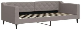 tópszínű kihúzható szövet heverő fiókokkal 90 x 200 cm