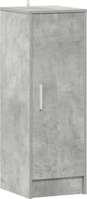 vidaXL betonszürke szerelt fa cipősszekrény 32 x 35 x 92 cm
