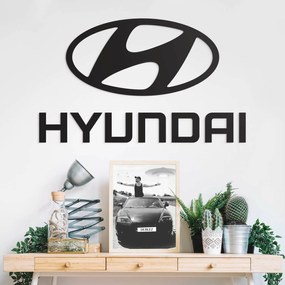 Fa autó logo a falra - Hyundai