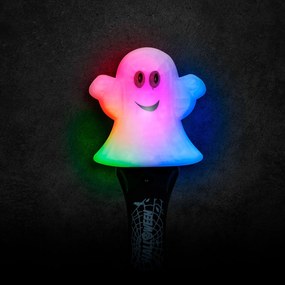 Elemes Halloweeni LED lámpa - szellemes 14 cm